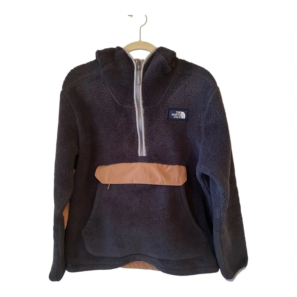 THE NORTH FACE Campshire Pullover Fleece Brown/Tan Size Medium
